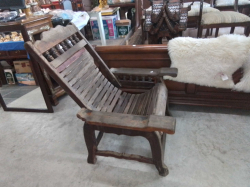 A Hardwood Thai Style Chair.W.75 D.80 H.99 Cm.
