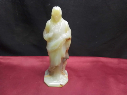 Beautiful statue  of Jesus Christ Jade Carving H.20 Cm.