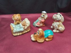 4 Pieces of Pendelfin Ware including 2 Unusual Dogs.
