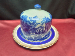 A Blue and White Cheese Dome.