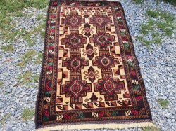 Persian Lovely Balauch carpet.82×135 Cm.