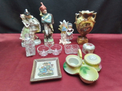 7 Pieces German Porcelain items and 3 Lovely Glases.(10 Pieces)
