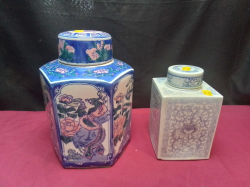 2 Nice Chinese Ginger Jam ( 4 Sided W.11 H.17 Cm.and 6 Sided W.16 H.23Cm.)