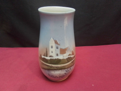 A Lovely Copenhagen Vase. W.10 H.18 Cm.