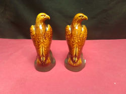 A Pair of Small Beswick Eagle Figures. H.11 Cm.