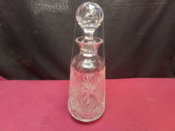 A Lovely Cut Glass Decanter. W.11 H.31 Cm.