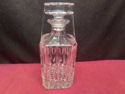 A Lovely Cut Glass Decanter. W.10 H.23 Cm. 