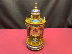 A Lovely cloisonné clock.
