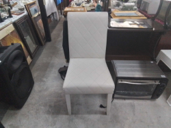 A White PVC Chair.