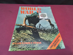 WORLD WAR II Magazine + 5 RM Silver plated HITLER  Coin   