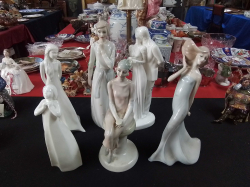 6 Various Royal Doulton Figures  including Reflections and 5 others