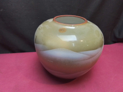 A Modern Japanese  Vase. W.16 H.21 Cm.