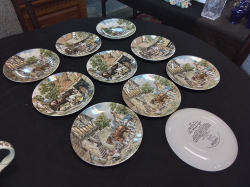 10 Lovely  Wedgwood Limited Edition Plates of The Farmyard. W.20 Cm