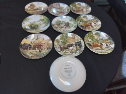 10 Lovely  Wedgwood Limited Edition Plates of The Farmyard. W.20 Cm
