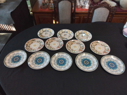 12 Wedgwood Calendar Plates Has Been Specially Commissioned for Daily Mail. W.23 Cm. 