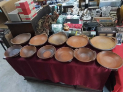 A Lovely Selection of 11 Terracota Pans.