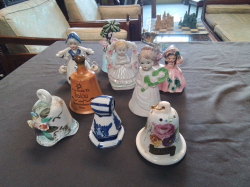 10x Small Figures mostly Bells.