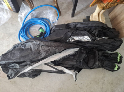 Job lot of 2 motocycle cover and a water pipe