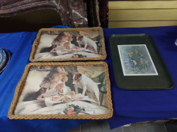 3 Large English Trays.