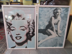 2x Marilyn Monroe Pictures. 66x97 Cm.