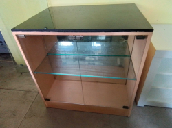 A Marble Top 2 Doors 1 Shelf Cabinet. D.60 W.80 H.82 Cm.