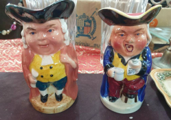 2 English toby jugs in good condition. Medium Size