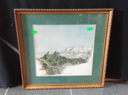 A Printing Picture with nice Framed.50x52 Cm.