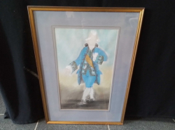 A Printed Picture with nice Frame 44x61 Cm.