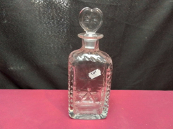 A Small Crystal Decanter. H.25 Cm.