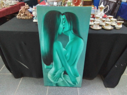A Lovely Oil Painting of Lesbian 50x100 Cm.