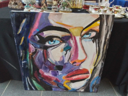 A Lovely Oil Painting 80x80 Cm.