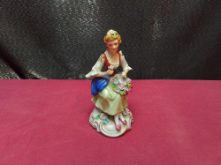 A Lovely Girl Figure. H.12 Cm.