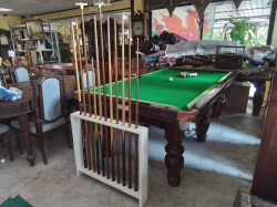 Pool Table 6 Foot (W.138 L.250 H.85 Cm. ) include accessories 9 cue sticks 2  support cue sticks