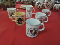 6 Various Commemorative Mugs.