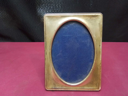 An Antique Silver Picture Frame. Stamped 925 on frame.