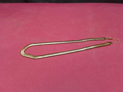 16-inch Vintage Gold Plated Herringbone Necklace. 