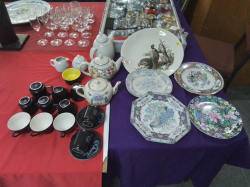 A Large Pheasant Plate  34x38 Cm.and 3 Chinese  Plates.