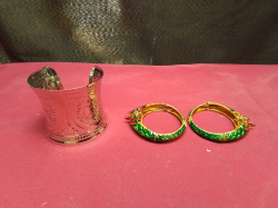 3 Thai Traditional Vintage Style arm Bracelets. 