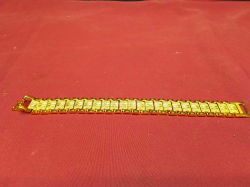 Gold Plated Gents Bracelet. 