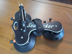 A Sea Sucker Talon 1 bike rack designed for roof, trunk or hatchback mounting using powerful Vacuum cups.