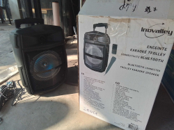 A New Complete Karaoke Bluetooth Trolley Speaker Sound System. 