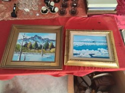 2 Nicely Painted Framed painting, Signed by Artists. 