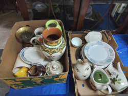2 Boxes of Mixed China items.