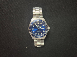 Orient Ray II Blue Dial Automatic Dive Watch with SS Bracelet. Waterproof up to 200 meters.No Boxes no sparepart 
