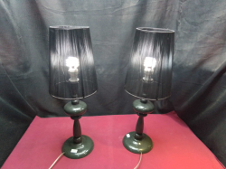 A Pair of Table Lamps. H.56 Cm.