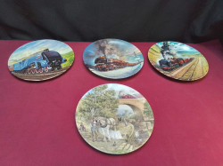 4 Pieces of Collection Plates. W.21 Cm.