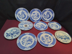 10 Pieces of Collection Wedgwood Plates. W.21 Cm.