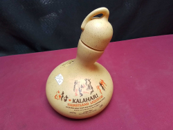 An African Decanter with lid W.15 H.19 Cm.