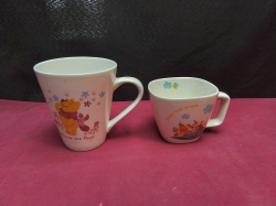2 Winnie the pooh handled cups Disney 