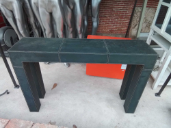 Dark Gray Console Table. W.31 L.120 H.80 cm.